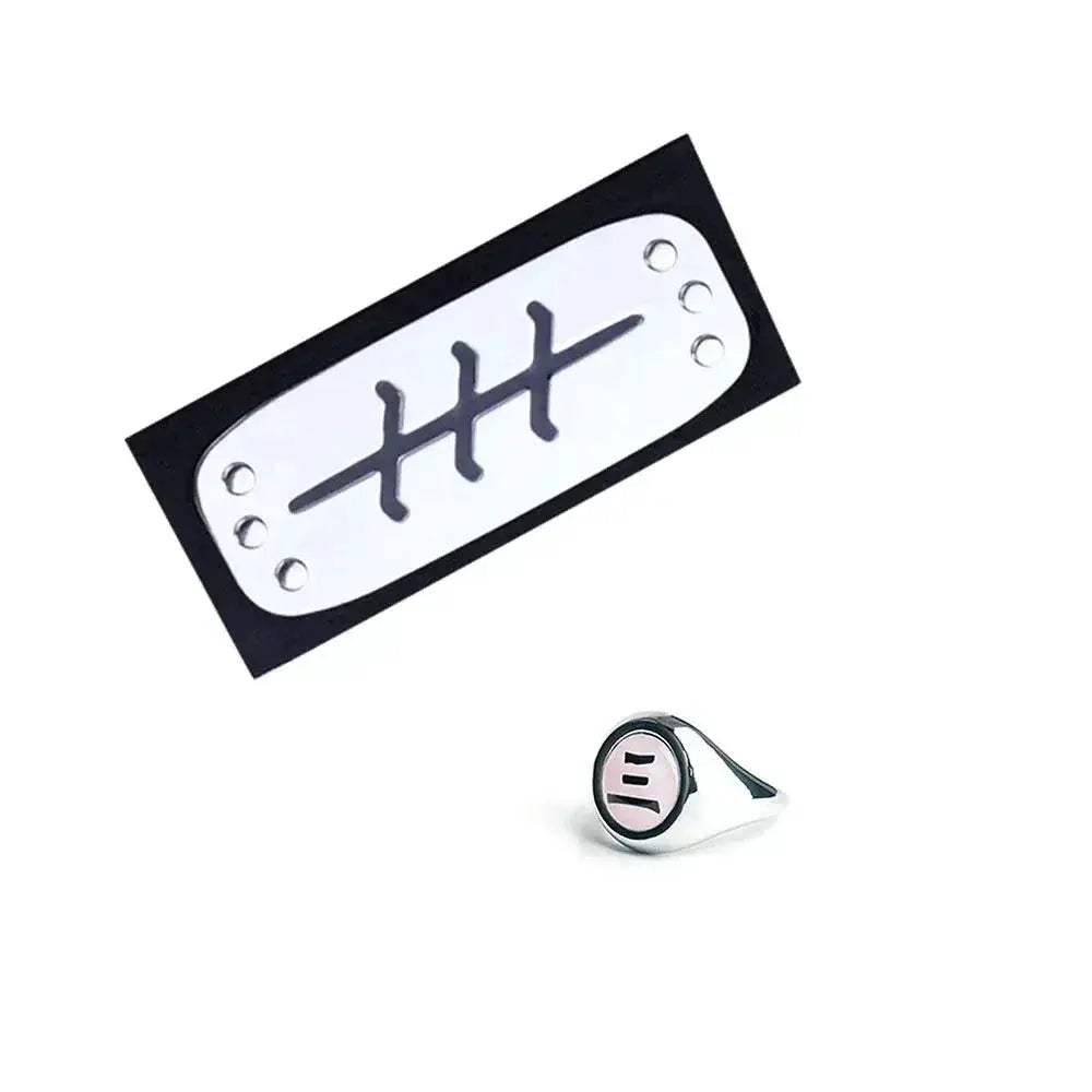 Naruto Shippuden Akatsuki Rings And Headbands Anime Cosplay Ring Accessories - ToylandEU
