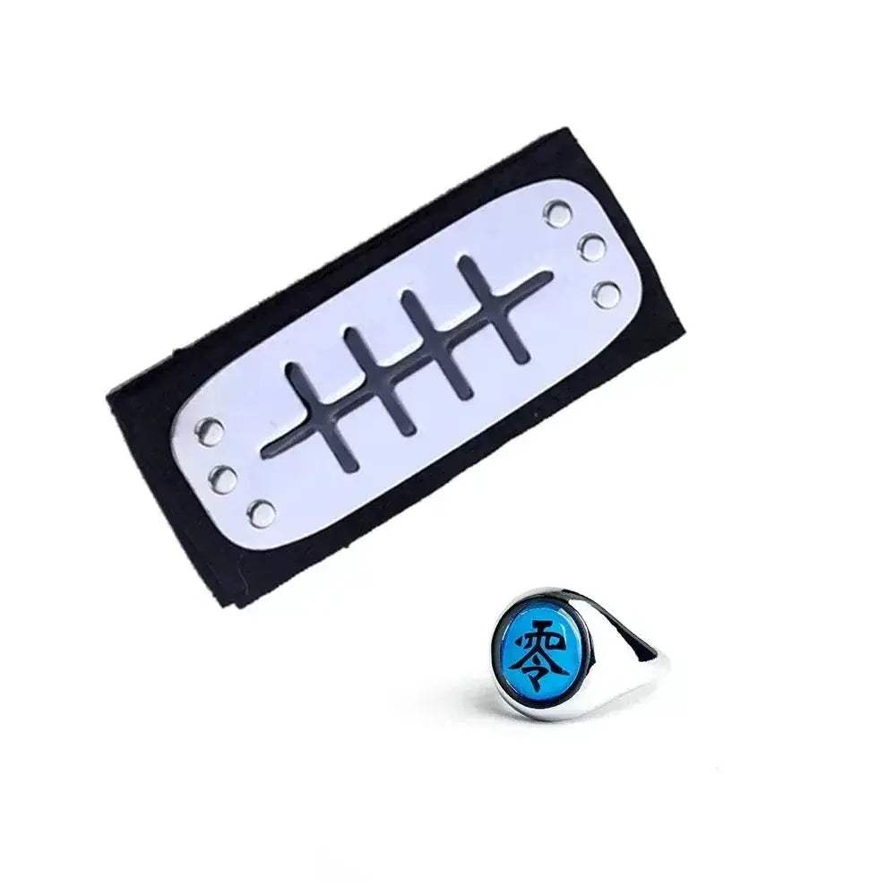 Naruto Shippuden Akatsuki Rings And Headbands Anime Cosplay Ring Accessories - ToylandEU