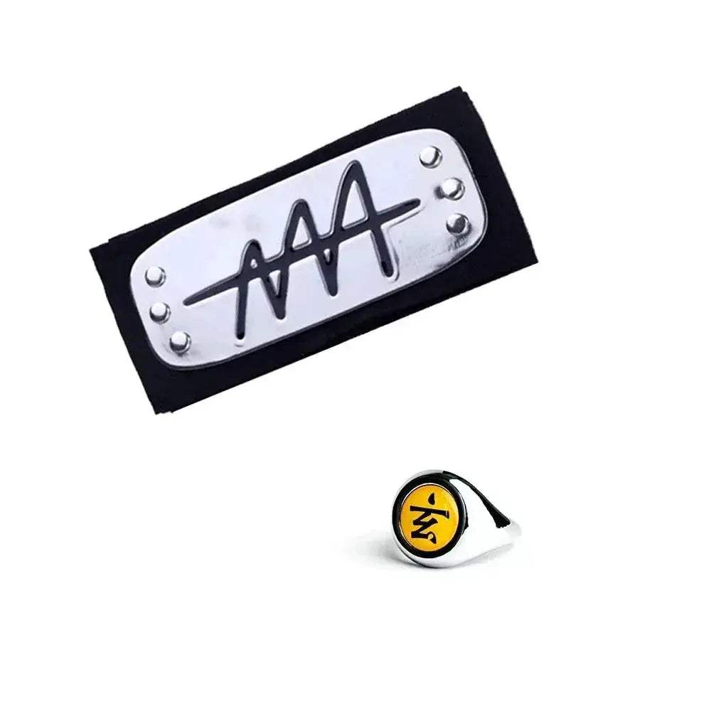Naruto Shippuden Akatsuki Rings And Headbands Anime Cosplay Ring Accessories - ToylandEU