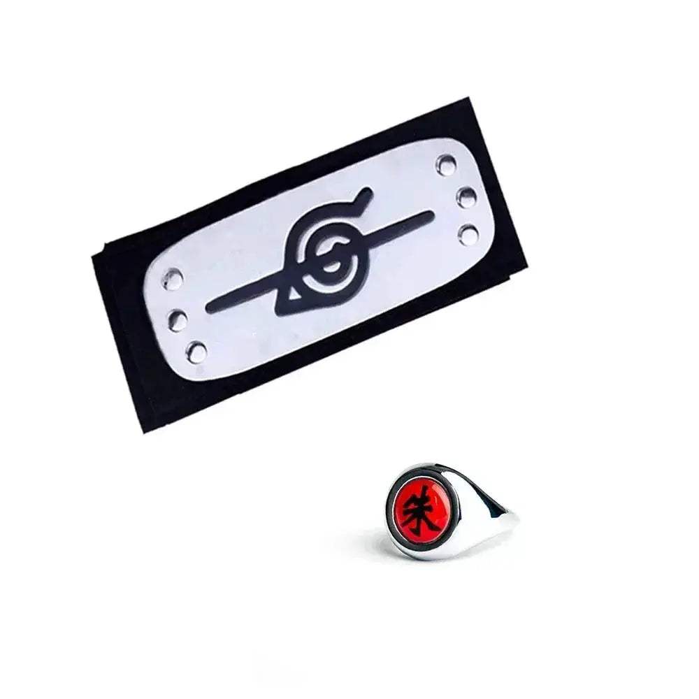 Naruto Shippuden Akatsuki Rings And Headbands Anime Cosplay Ring Accessories - ToylandEU