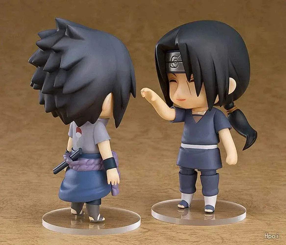 Naruto Shippuden Anime 3 Mini Figurine Set Chibi Uchiha Itachi Fighting Action Figure 10 CM - ToylandEU