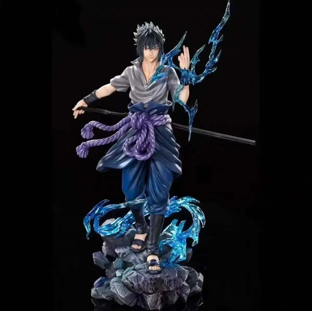 Naruto Shippuden Anime Figures Sasuke Uchiha and Naruto Uzumaki PVC 27 CM - ToylandEU