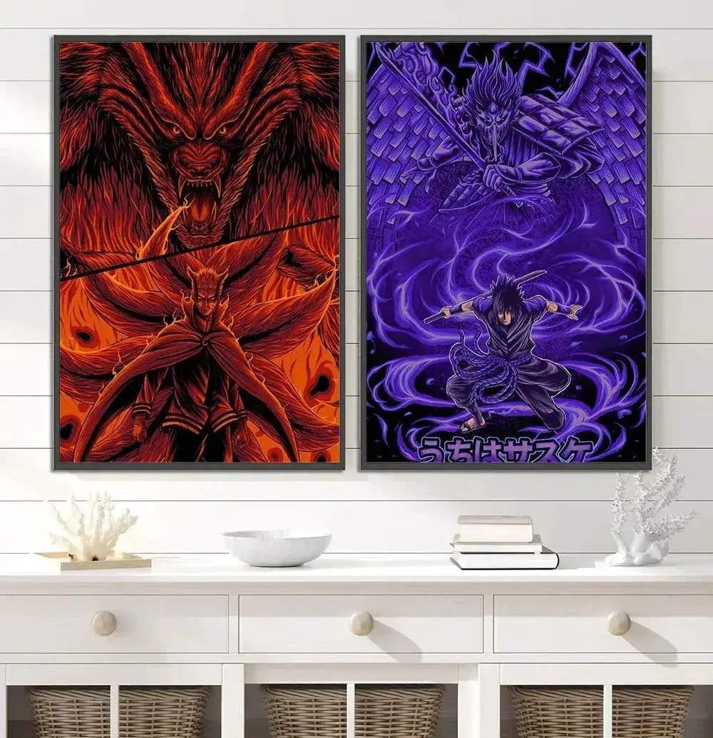 Naruto Shippuden Self Adhesive Poster Wall Art For Anime Fans - ToylandEU