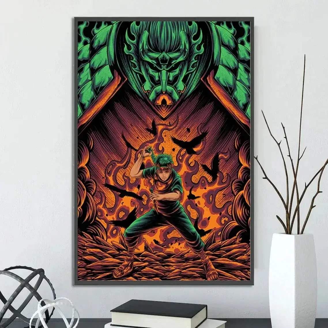 Naruto Shippuden Self Adhesive Poster Wall Art For Anime Fans - ToylandEU