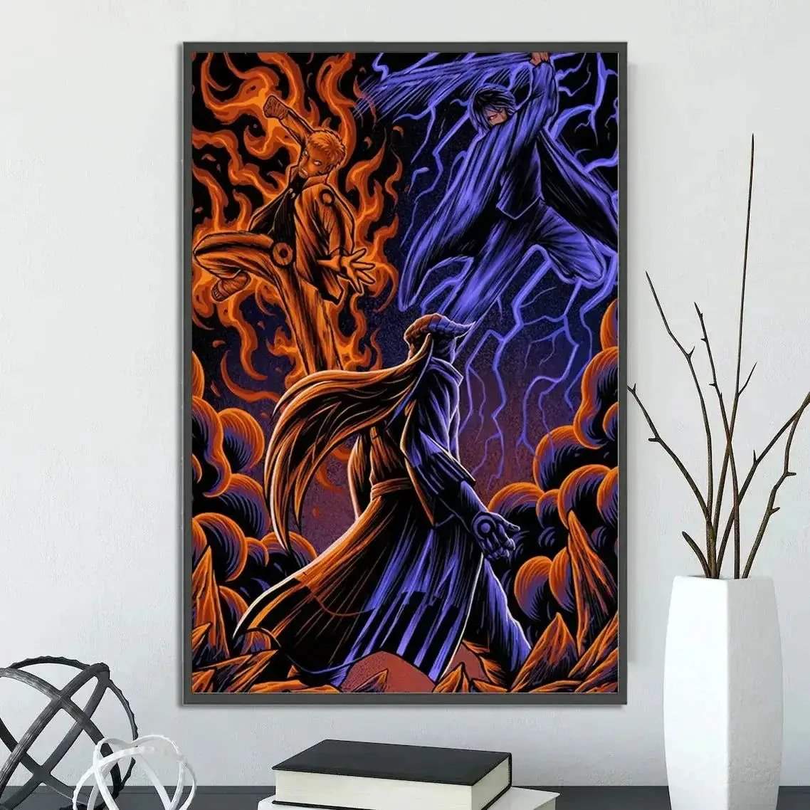 Naruto Shippuden Self Adhesive Poster Wall Art For Anime Fans - ToylandEU