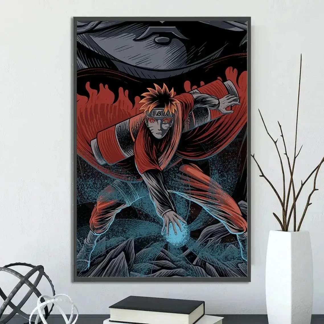 Naruto Shippuden Self Adhesive Poster Wall Art For Anime Fans - ToylandEU