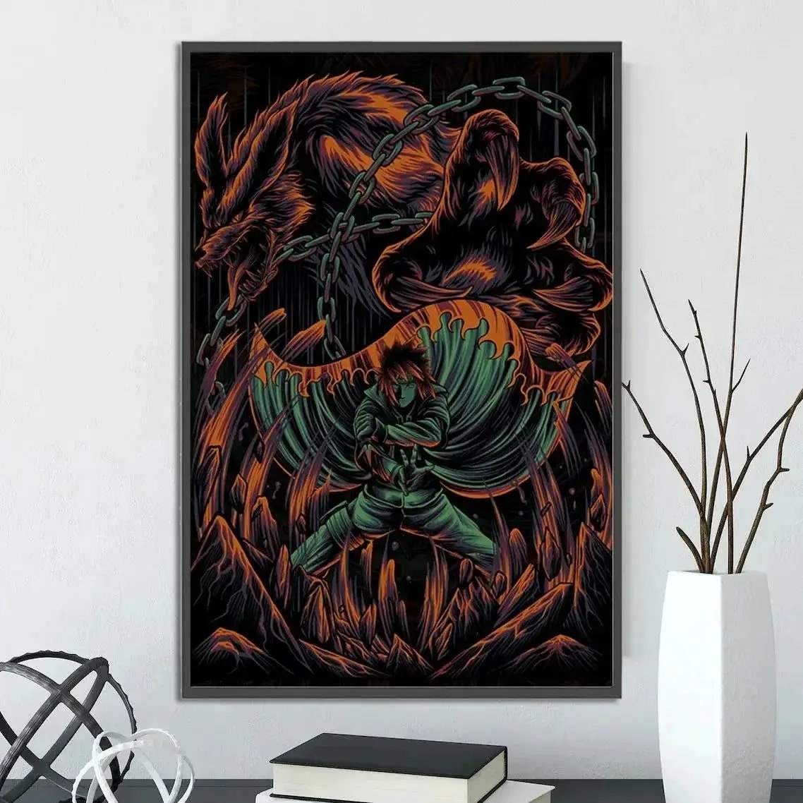 Naruto Shippuden Self Adhesive Poster Wall Art For Anime Fans - ToylandEU