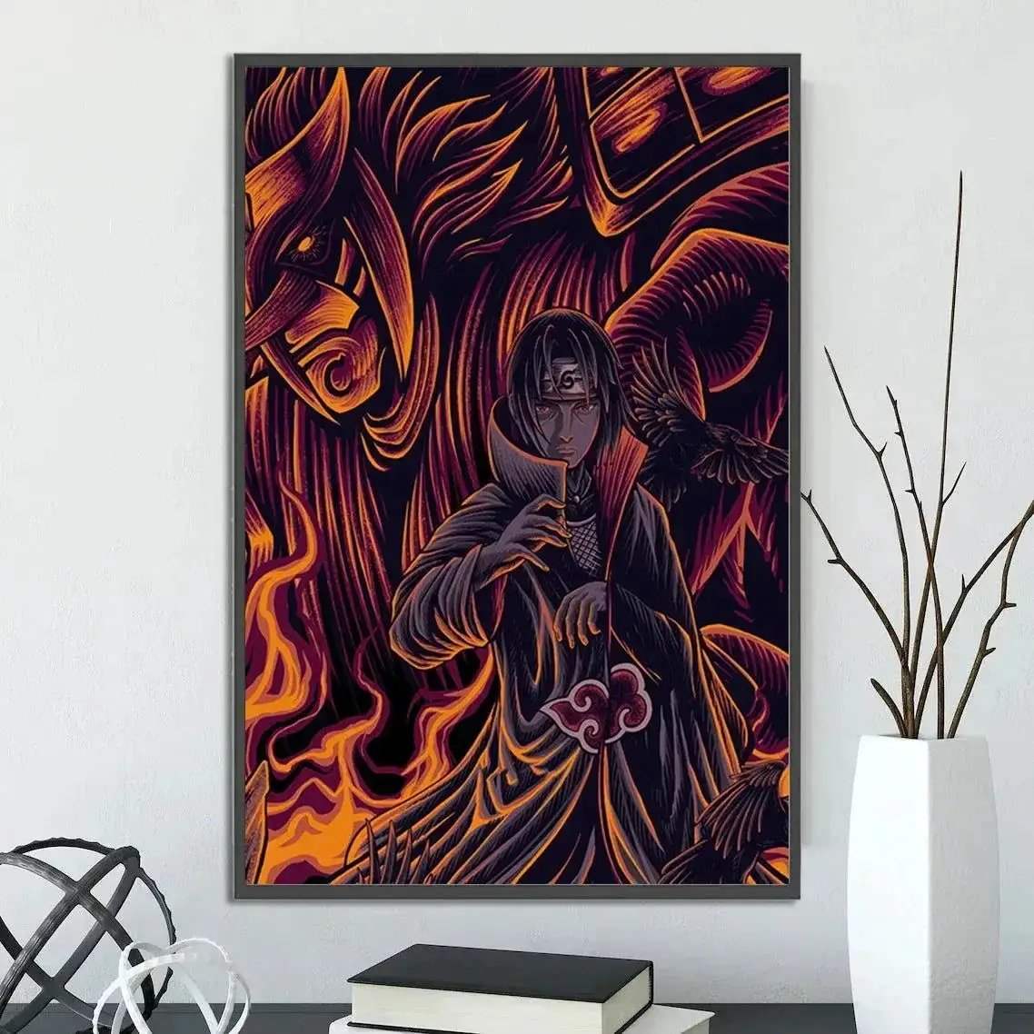 Naruto Shippuden Self Adhesive Poster Wall Art For Anime Fans - ToylandEU