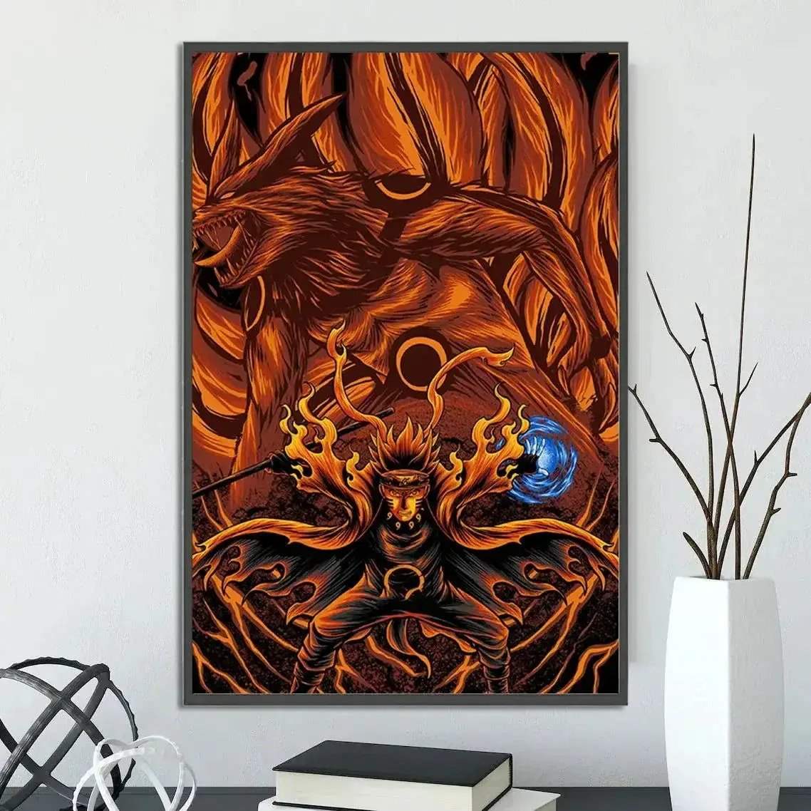 Naruto Shippuden Self Adhesive Poster Wall Art For Anime Fans - ToylandEU