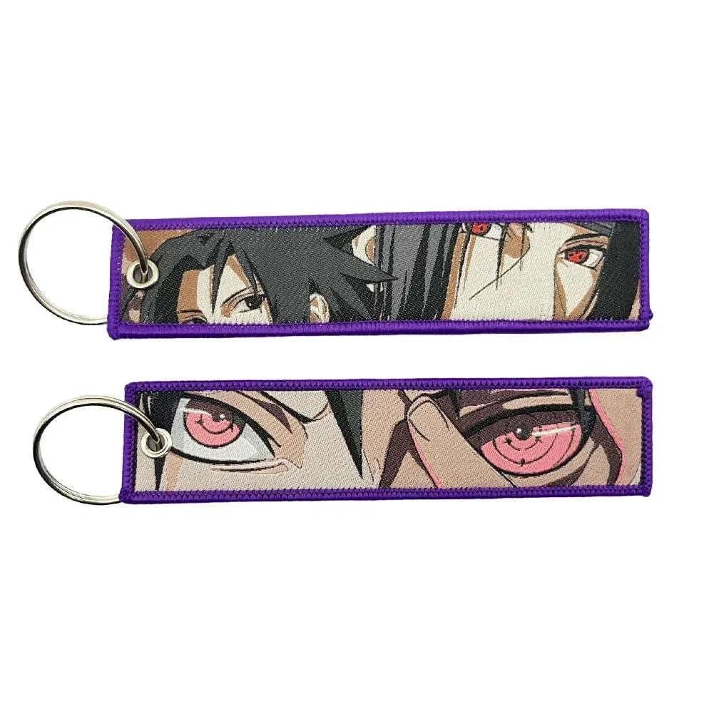 Naruto Shippuden Keychains Double Sided Artwork Vibrant