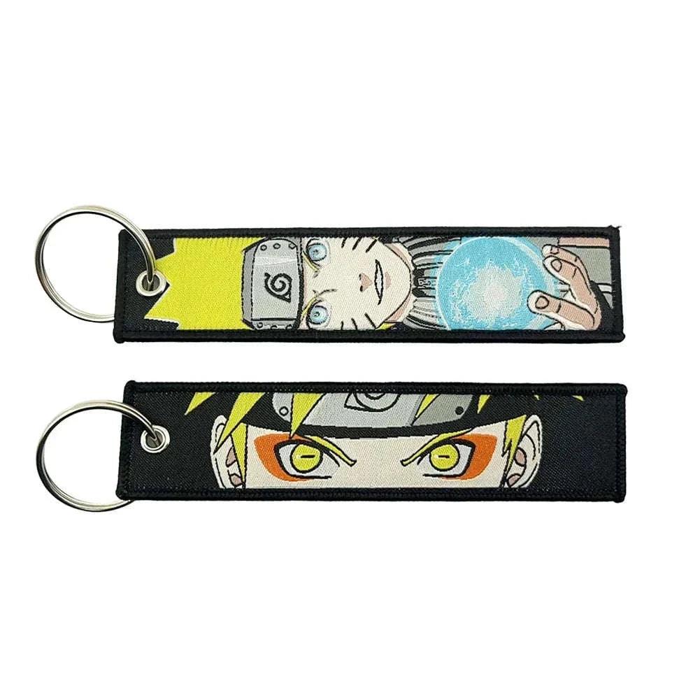 Naruto Shippuden Keychains Double Sided Artwork Vibrant