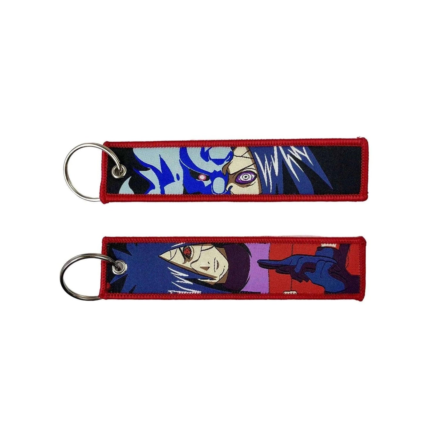 Naruto Shippuden Keychains Double Sided Artwork Vibrant