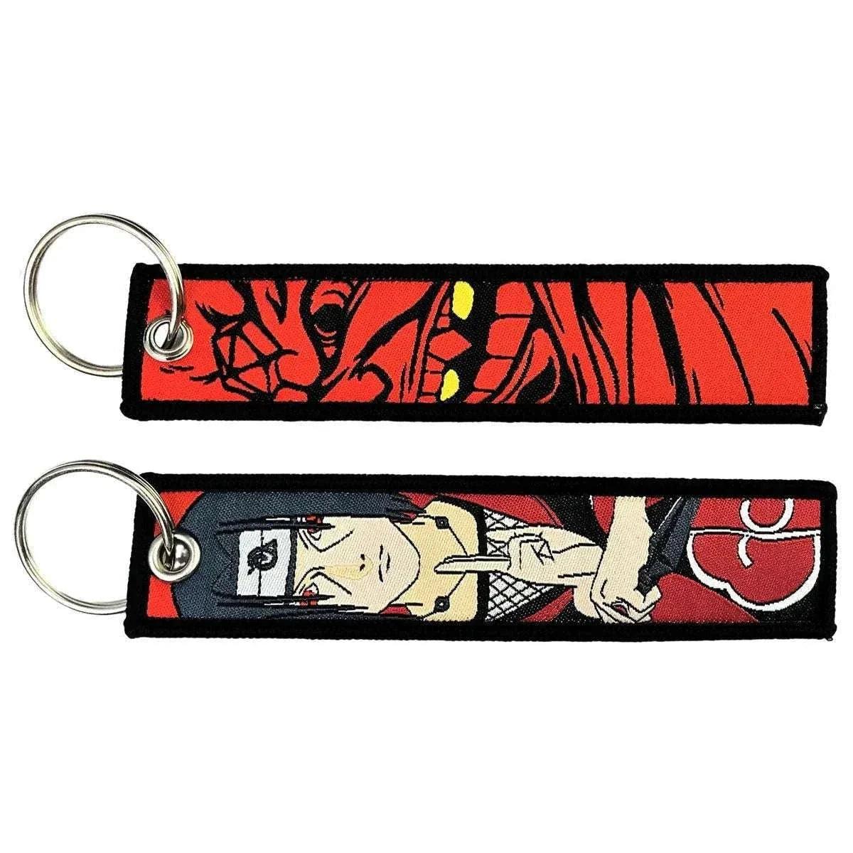 Naruto Shippuden Keychains Double Sided Artwork Vibrant