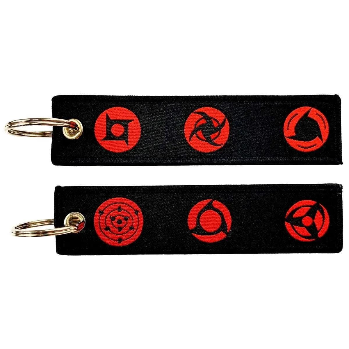 Naruto Shippuden Keychains Double Sided Artwork Vibrant