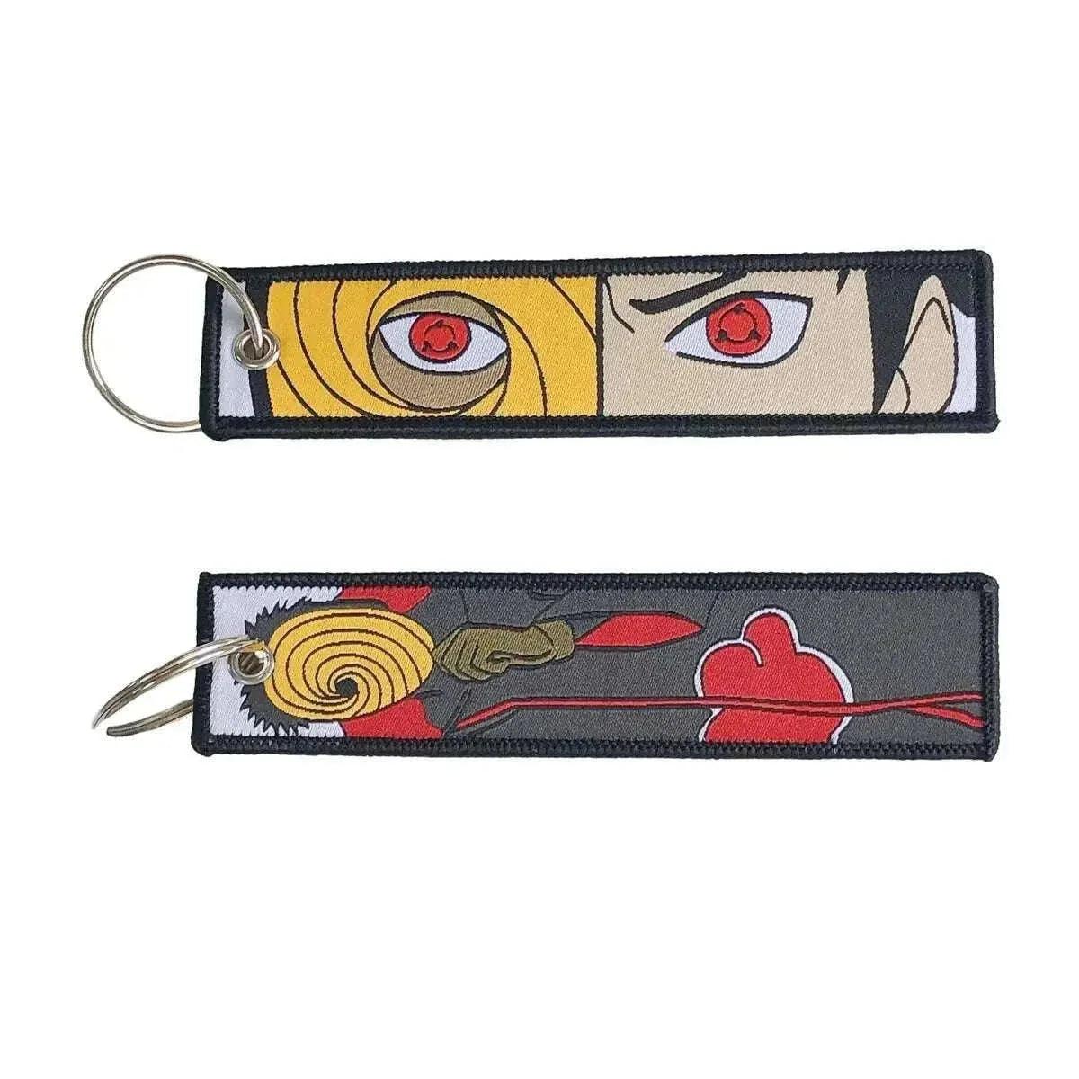Naruto Shippuden Keychains Double Sided Artwork Vibrant