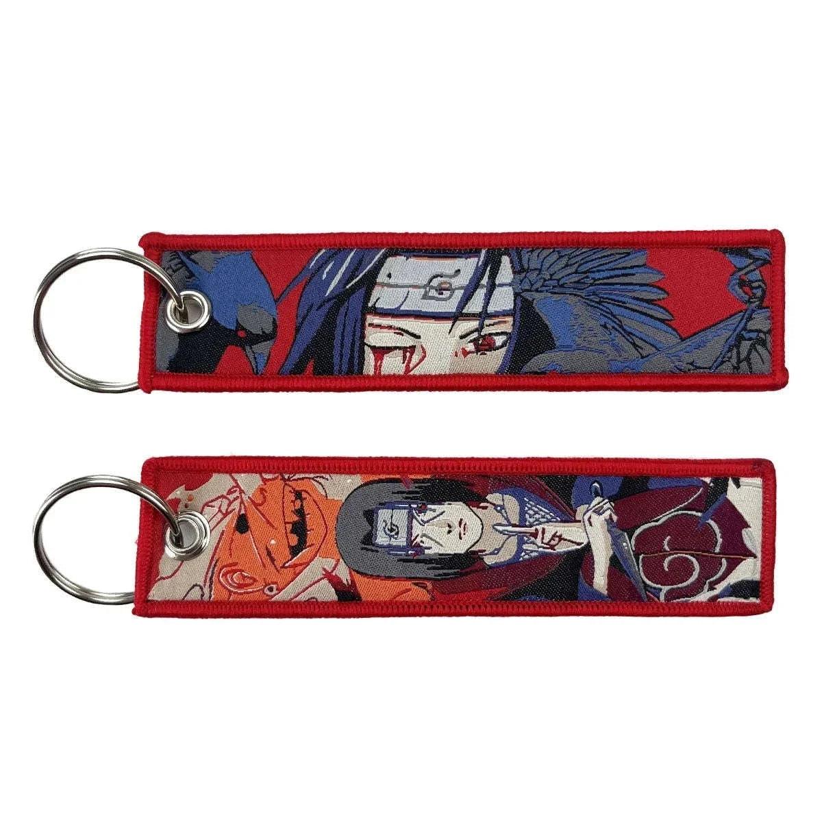Naruto Shippuden Keychains Double Sided Artwork Vibrant