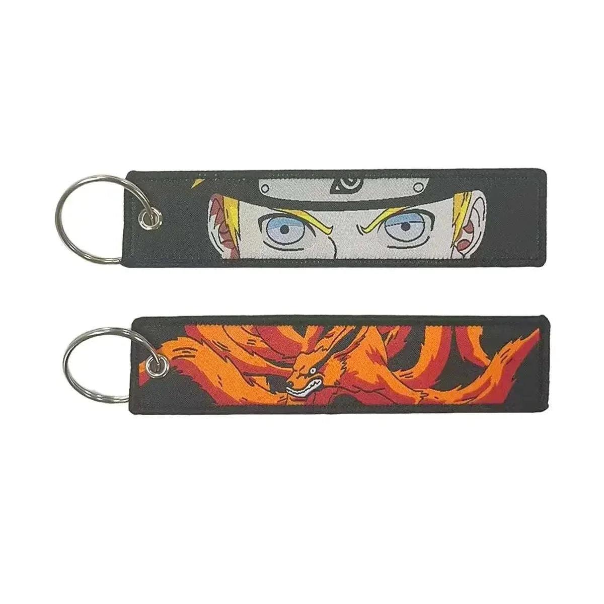 Naruto Shippuden Keychains Double Sided Artwork Vibrant