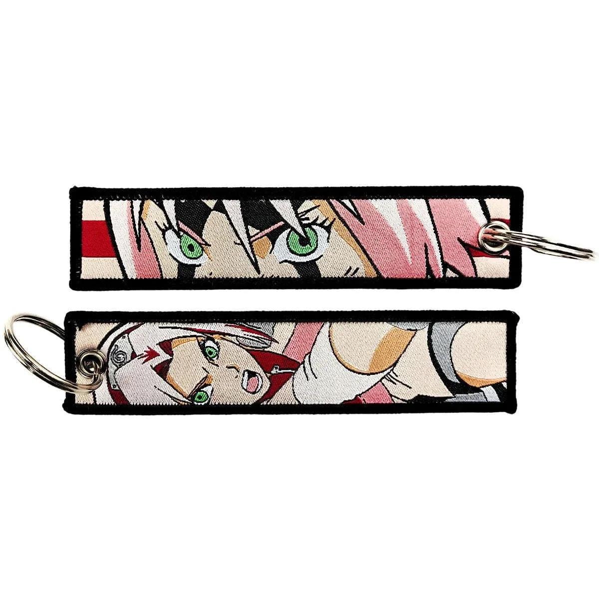 Naruto Shippuden Keychains Double Sided Artwork Vibrant