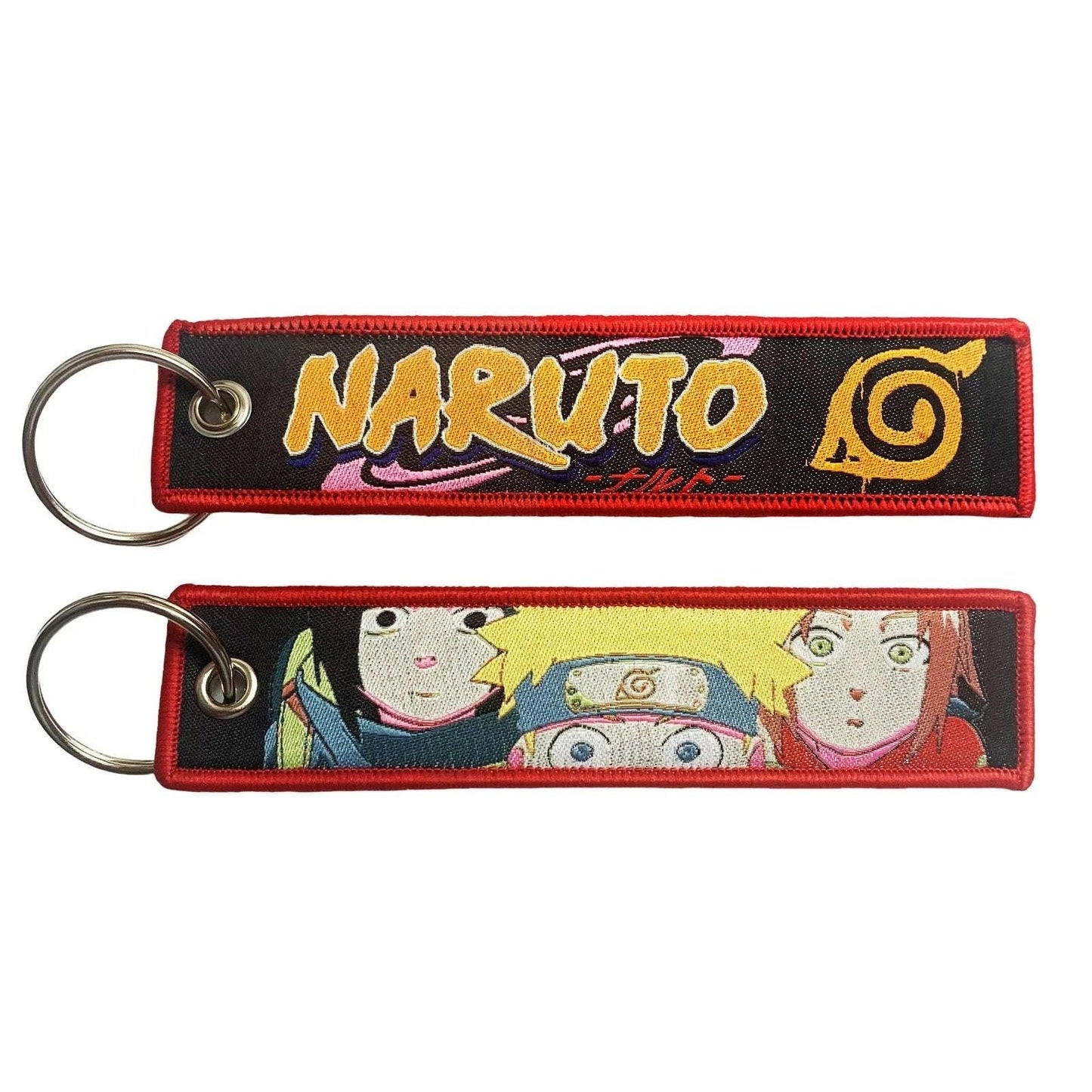 Naruto Shippuden Keychains Double Sided Artwork Vibrant