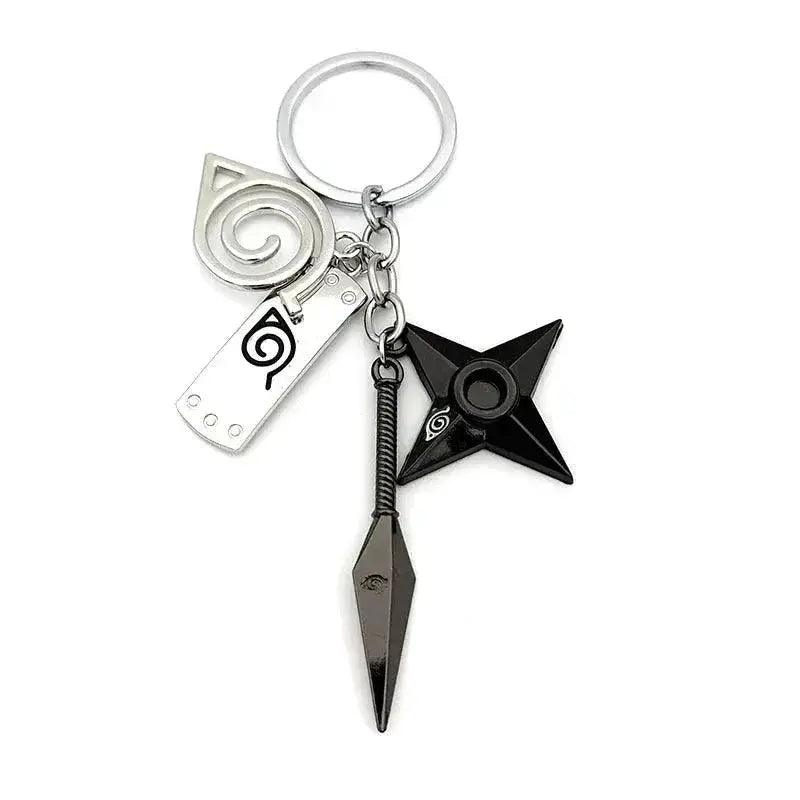  Naruto Shippuden Keychains Toy Kunai Shuriken Konoha Anime Key Chains Accessories Gift -  ToylandEU™