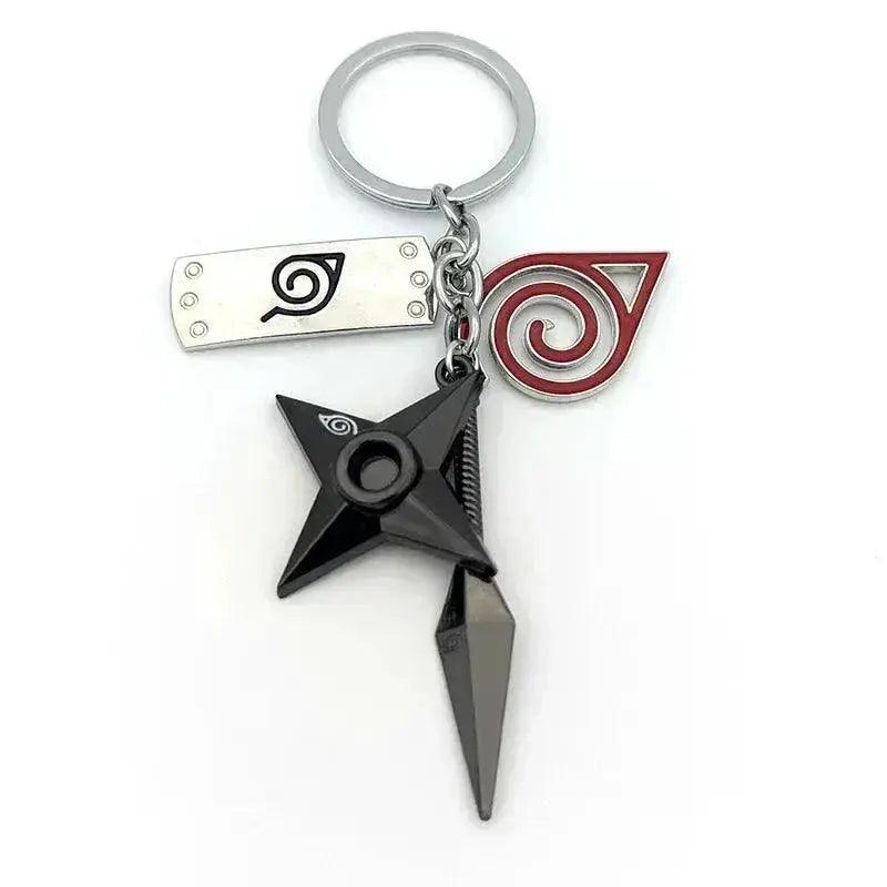 Naruto Shippuden Keychains Toy Kunai Shuriken Konoha Anime Key Chains Accessories Gift -  ToylandEU™