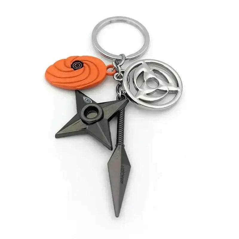 Naruto Keychains Durable Metal Kunai Shuriken Set Gift - ToylandEU