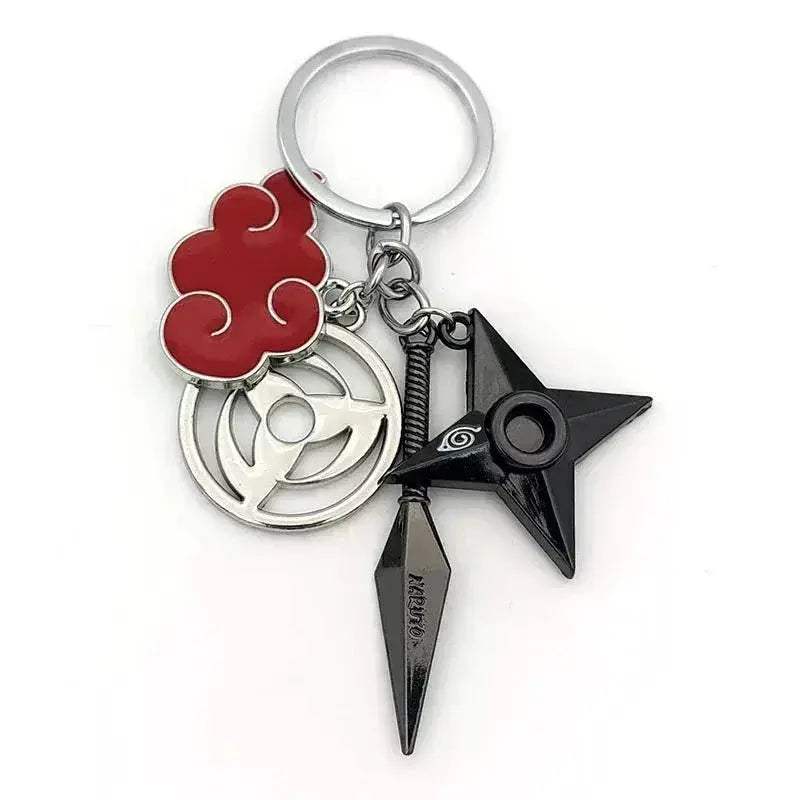 Naruto Keychains Durable Metal Kunai Shuriken Set Gift - ToylandEU