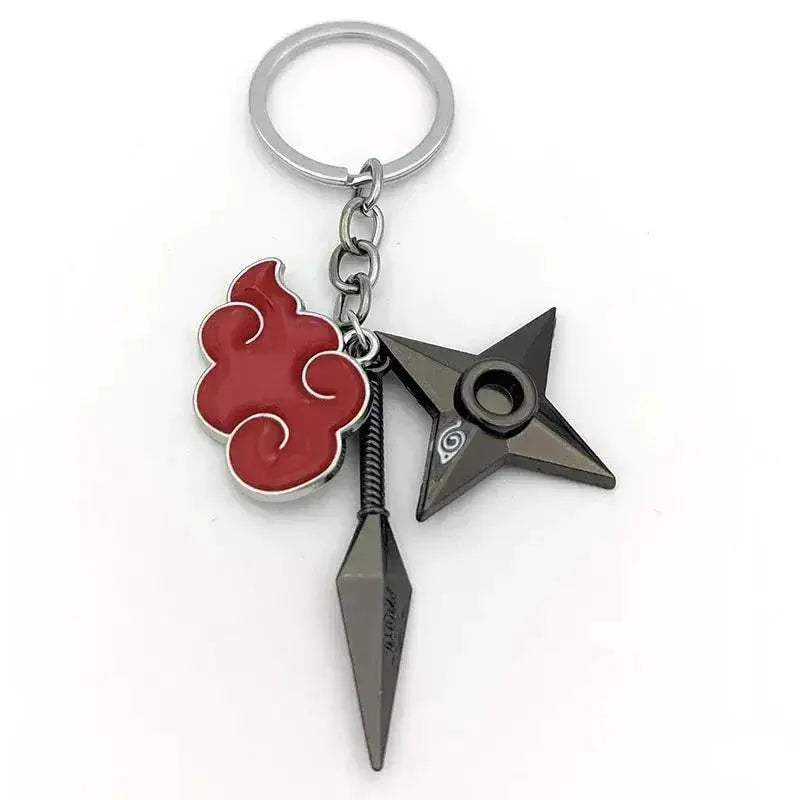 Naruto Keychains Durable Metal Kunai Shuriken Set Gift - ToylandEU