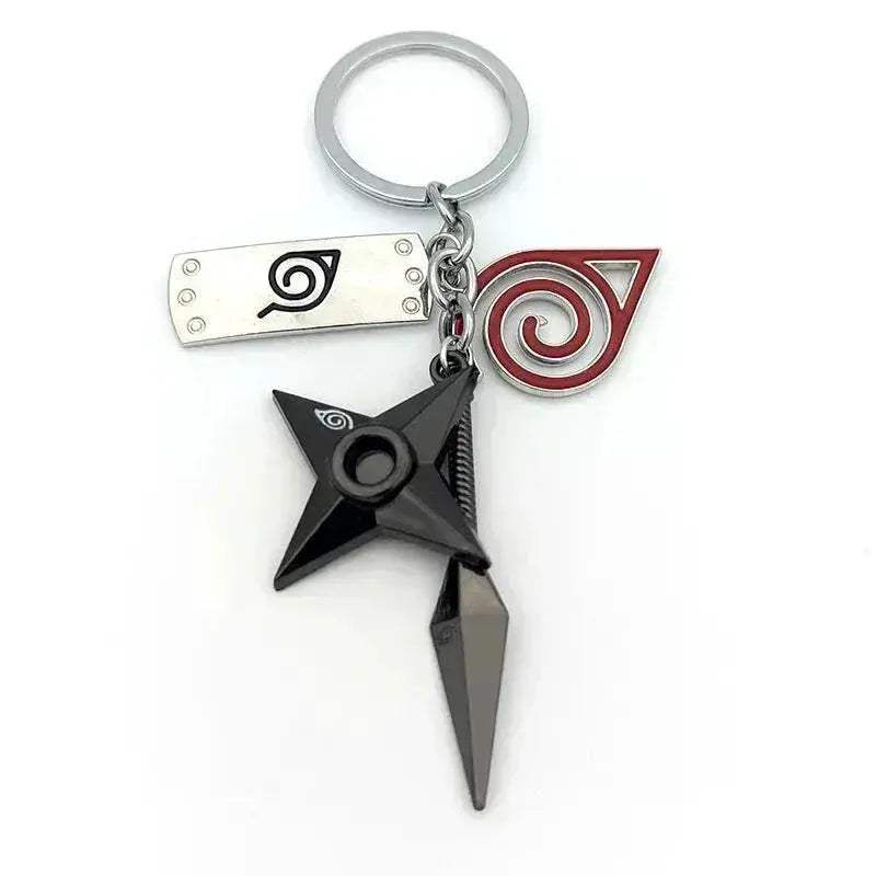 Naruto Keychains Durable Metal Kunai Shuriken Set Gift - ToylandEU