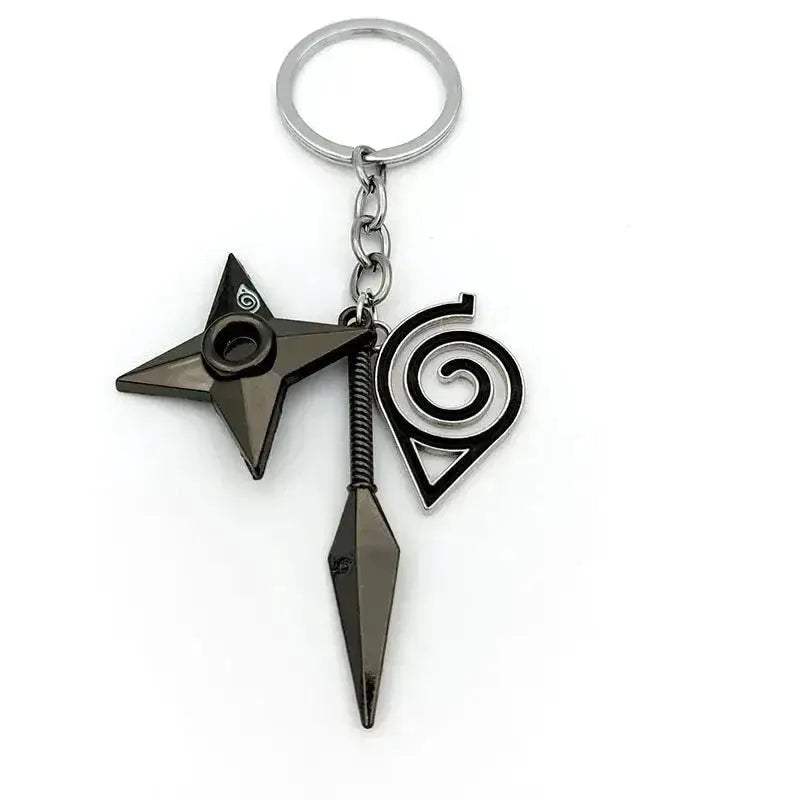 Naruto Keychains Durable Metal Kunai Shuriken Set Gift - ToylandEU