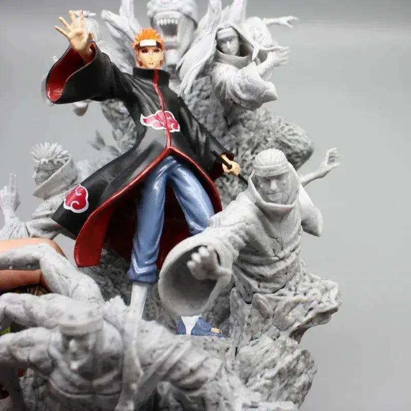  Naruto Shippuden Pain Anime Figure, Akatsuki Six Paths Nagato Figurine PVC Statue 27 cm -  ToylandEU™