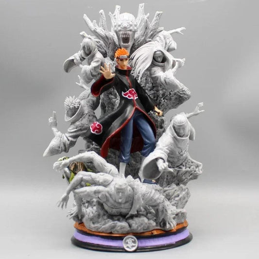  Naruto Shippuden Pain Anime Figure, Akatsuki Six Paths Nagato Figurine PVC Statue 27 cm 