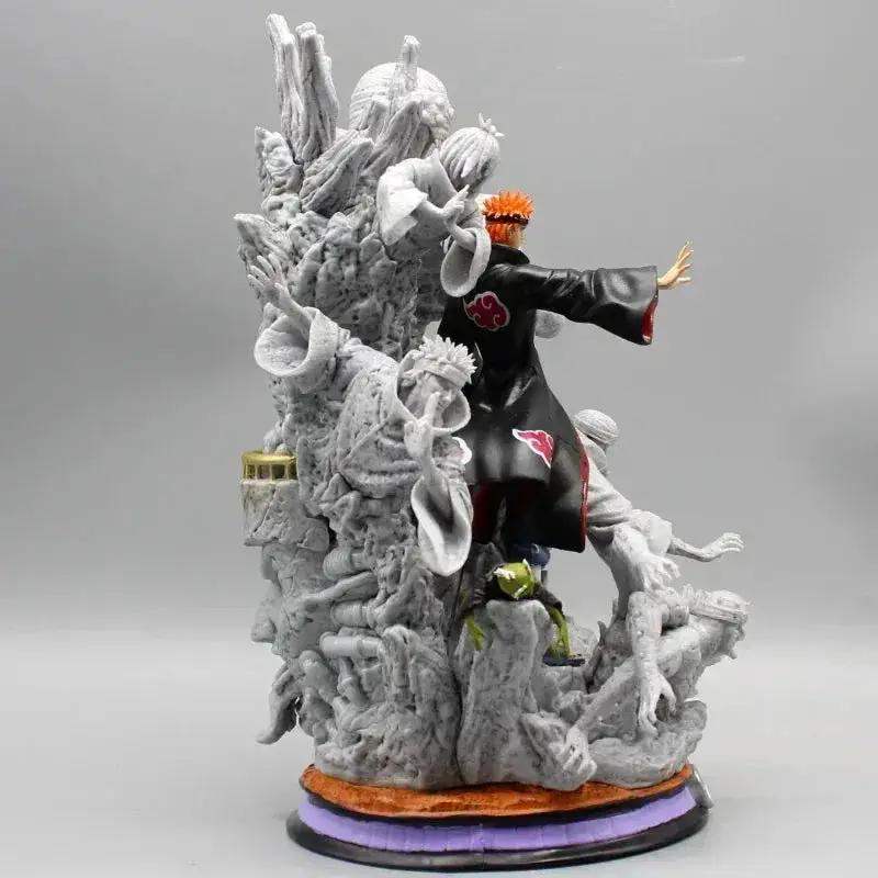 Naruto Shippuden Pain Anime Figure, Akatsuki Six Paths Nagato Figurine PVC Statue 27 cm - ToylandEU