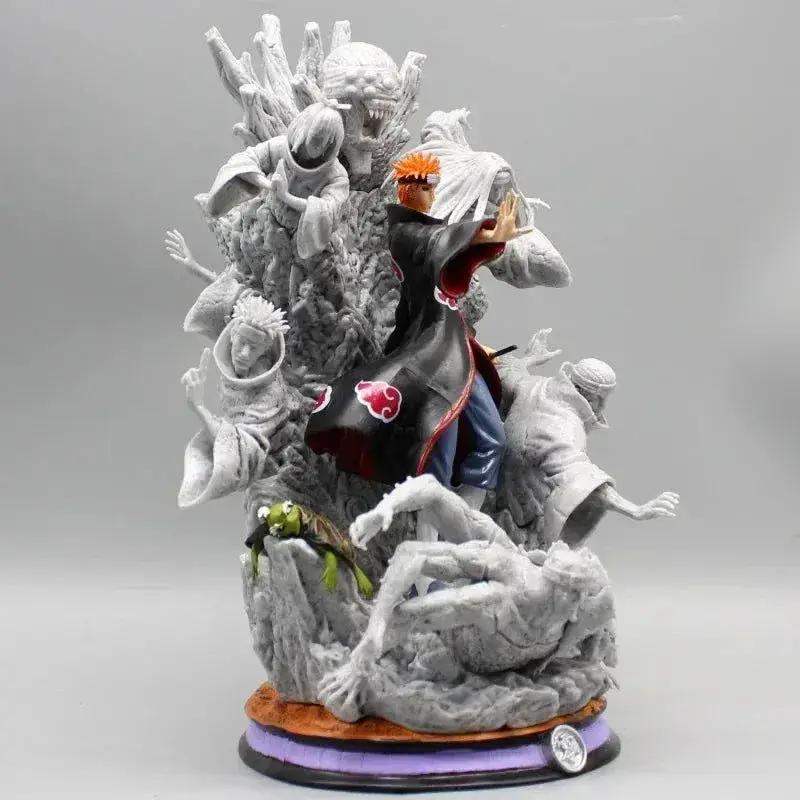 Naruto Shippuden Pain Anime Figure, Akatsuki Six Paths Nagato Figurine PVC Statue 27 cm - ToylandEU