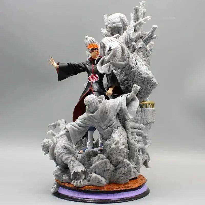 Naruto Shippuden Pain Anime Figure, Akatsuki Six Paths Nagato Figurine PVC Statue 27 cm - ToylandEU