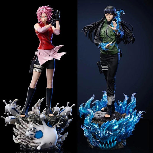  Naruto Shippuden Sakura and Hinata PVC Figures 34 Cm 
