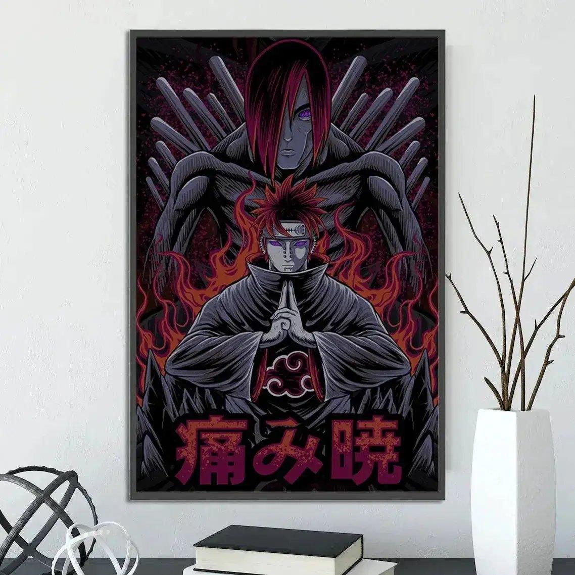  Naruto Shippuden Self Adhesive Poster Wall Art Premium -  ToylandEU™