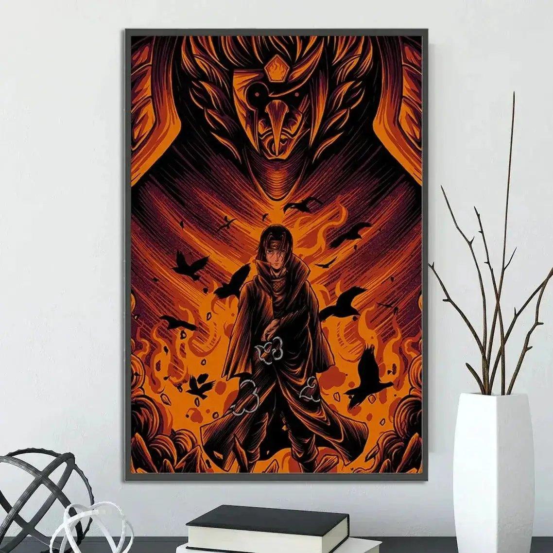  Naruto Shippuden Self Adhesive Poster Wall Art Premium -  ToylandEU™