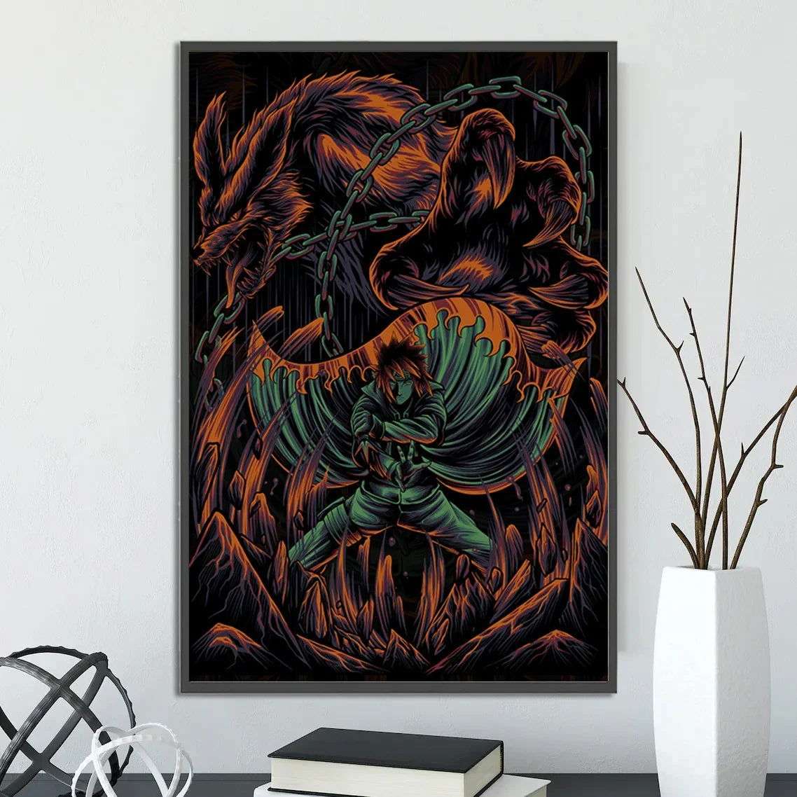  Naruto Shippuden Self Adhesive Poster Wall Art Premium 