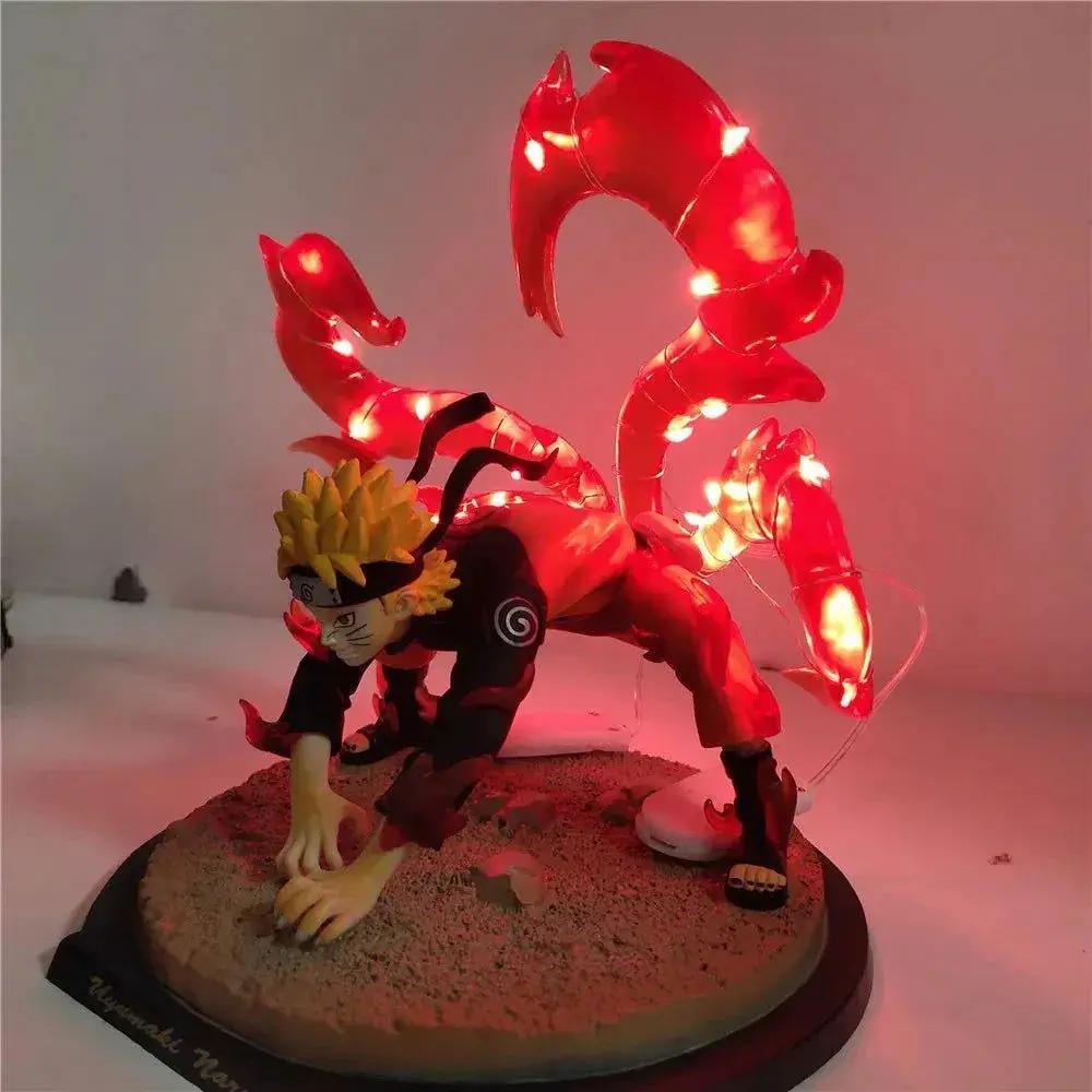  Naruto Uzumaki Bijuu Form LED Anime Figure, Naruto Shippuden Collectible Decor 15 cm -  ToylandEU™