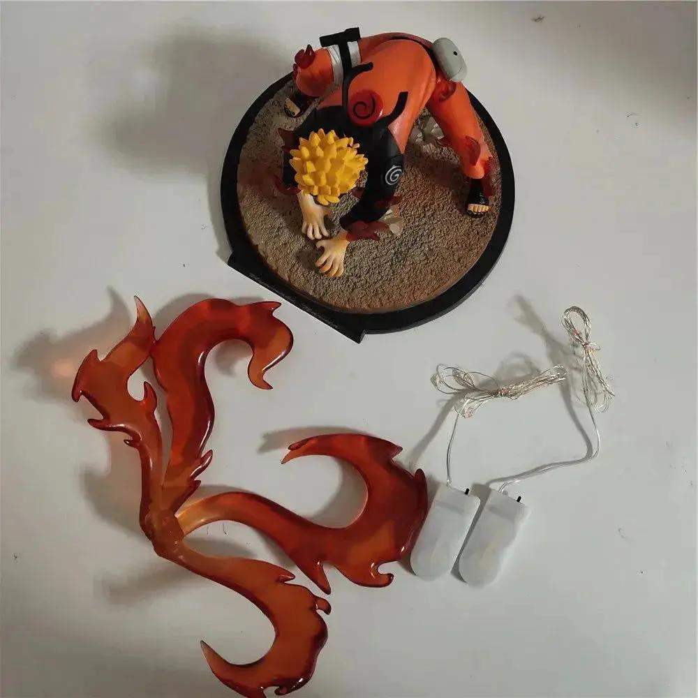 Naruto Uzumaki Bijuu LED Figure 15cm With Glowing Eyes - ToylandEU