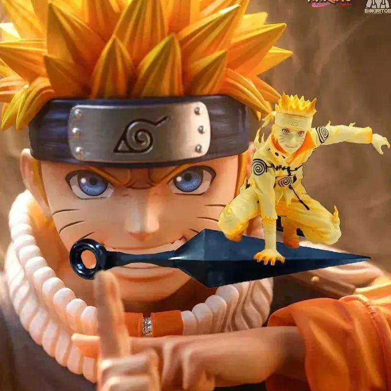Naruto Uzumaki Figure PVC 4 Inch Figurine Anime Gift - ToylandEU