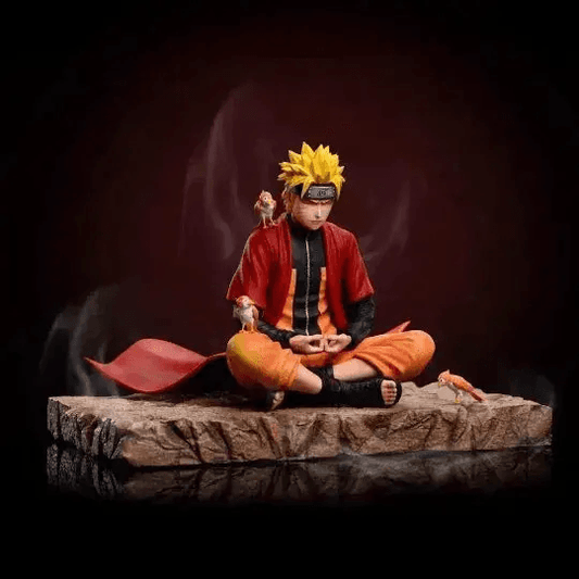  Naruto Uzumaki Sage Mode Anime Figure, Senjutsu Chakra Meditate Figurines 15cm/6in -  ToylandEU™