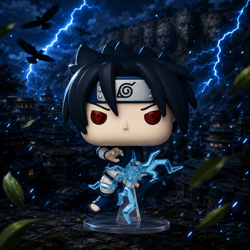 Funko Pop! Animation Naruto Sasuke Uchiha (Chidori) | Vinyl Figure | About 3.75 Inches Tall | Entertainment Earth Exclusive