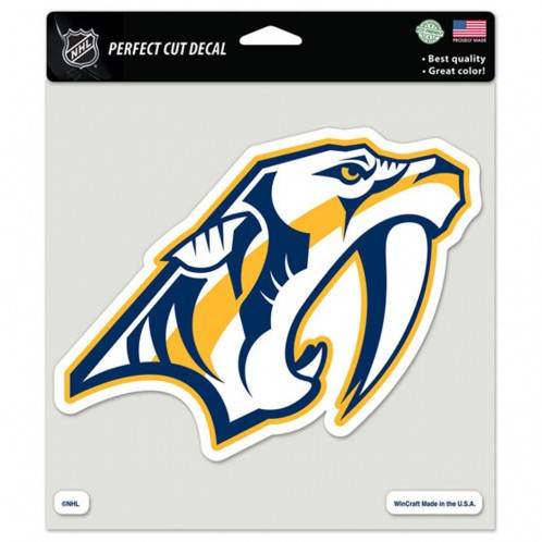 Nashville Predators 8x8 Color Decal Perfect Cut Vinyl - ToylandEU