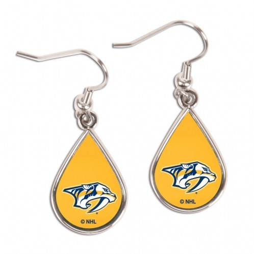 Nashville Predators Earrings Tear Drop Style Licensed - ToylandEU