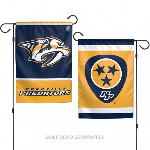 Nashville Predators Garden Flag 12x18 Two Sided Polyester - ToylandEU