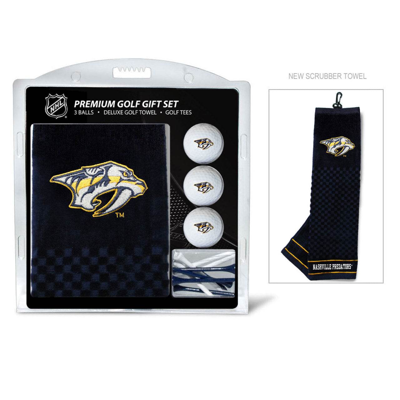 Nashville Predators Golf Gift Set With Embroidered Towel - ToylandEU