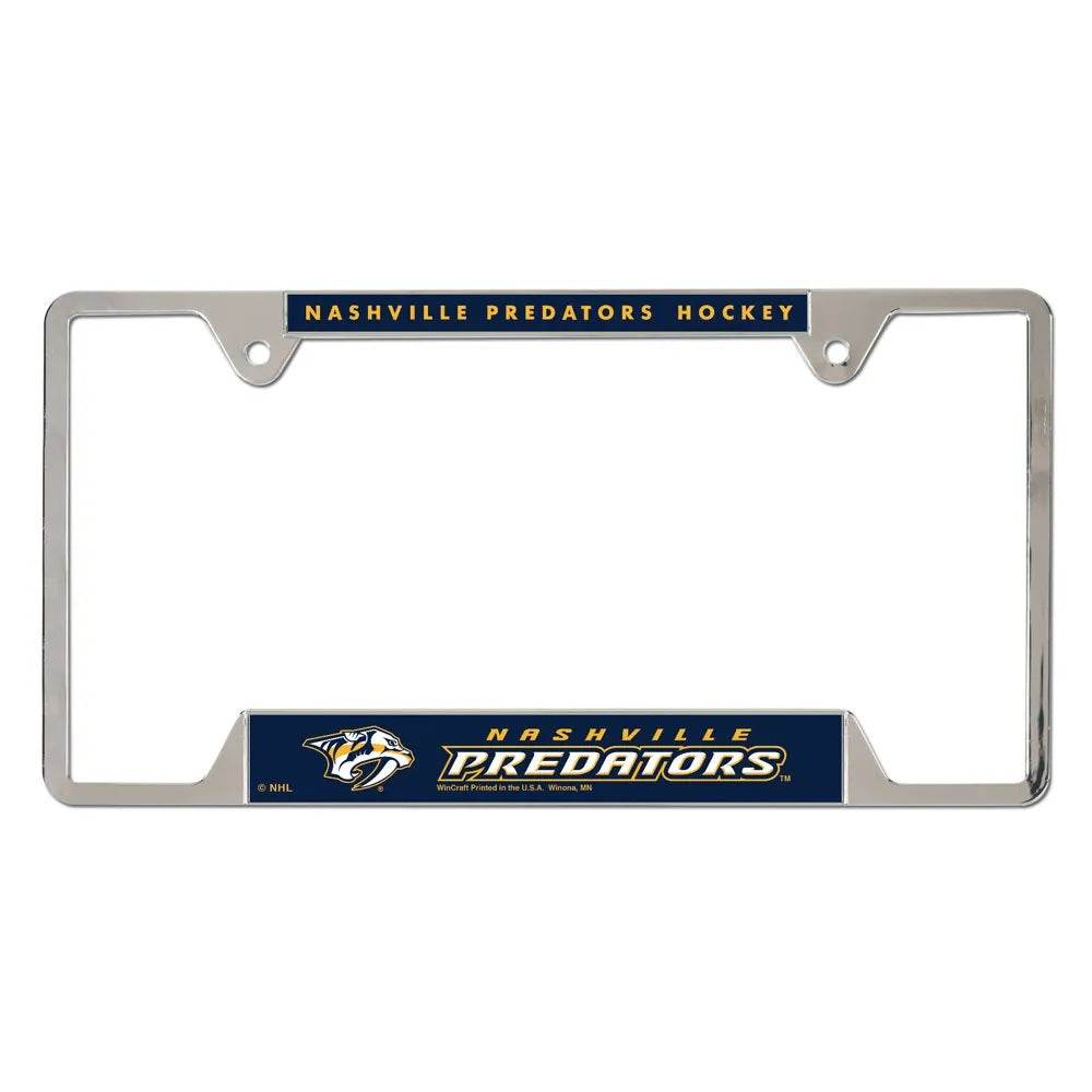 Nashville Predators License Plate Frame Metal Special Order - ToylandEU