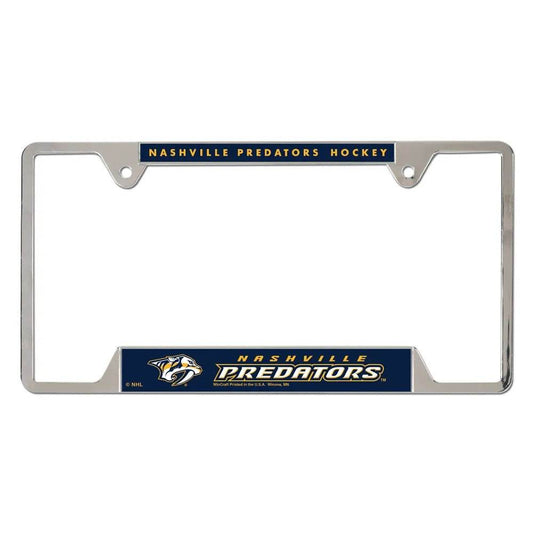 Nashville Predators License Plate Frame Metal Special Order - ToylandEU